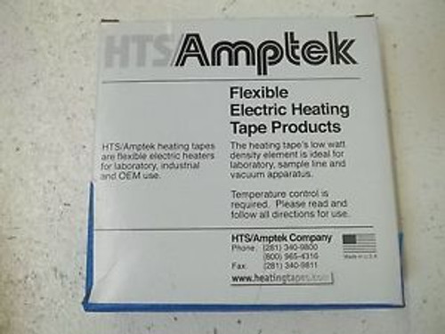 HTS/AMPTEK AWH-052-040D FLEXIBLE ELECTRIC HEATING TAPE NEW IN A BOX