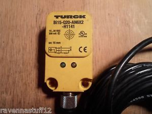 TURCK BI15-Q20-AN6X2-H1141 SENSOR WITH BANNER MQDC-415 CORD SET (NEW NO BOX)