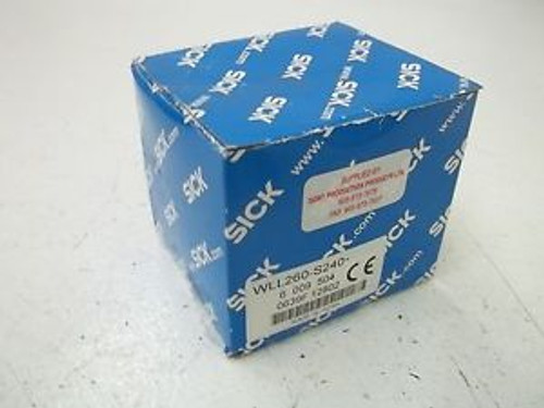 SICK WLL260-S240 PHOTOELECTRIC FIBER OPTIC NEW IN A BOX