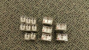 LY20AC24 x8 and LY4NAC240 x5 Omron relays