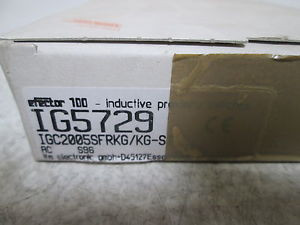 IFM EFECTOR IG5729 IGC2005SFRKG/KG-S INDUCTIVE PROXIMITY SWITCH NEW IN A BOX