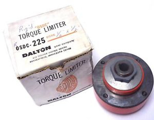 NEW DALTON TORQUE LIMITER ROSDC-225 1/2 X 1/2 BORE RIGID