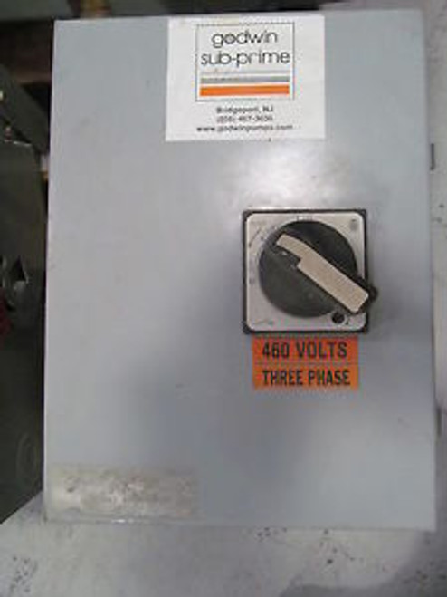 Moeller GSP35HV Manual Control ZM-6-PKZ2 3R Enclosure