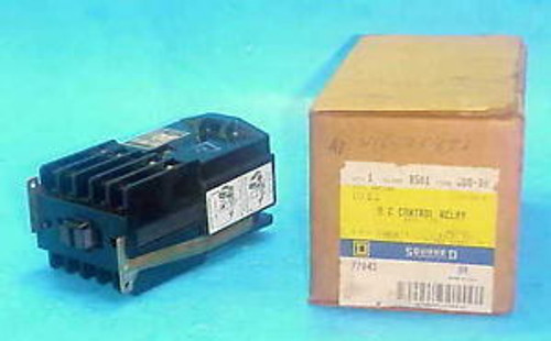 NEW  Square D  DC Control Relay  8501GDO80  8501-GDO-80  with 8 N.O. Contacts