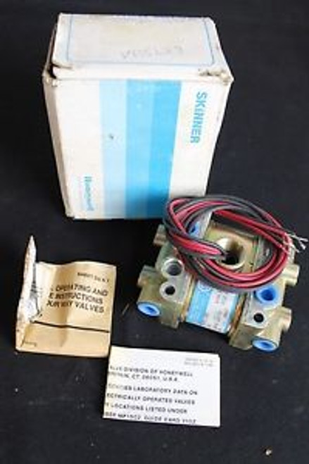 NOS HONEYWELL SKINNER V935LX8C 120V 120 V VOLT SOLENOID VALVE 100PSI 20W 20 WATT