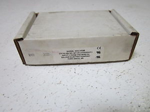 BALDOR SIGNAL ISOLATOR BC145 (CN3000A31) 115/230VAC NEW IN A BOX