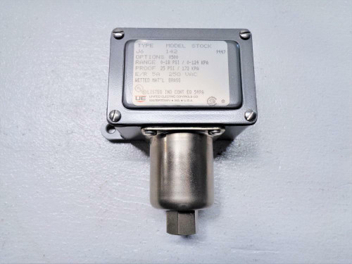 United Electric J6-142 Pressure Switch J6142