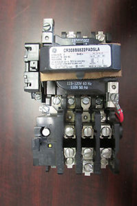 GE GENERAL ELECTRIC Starter NEMA Size 0 115-120V Coil 18 AMP CR308B6822PADSLA