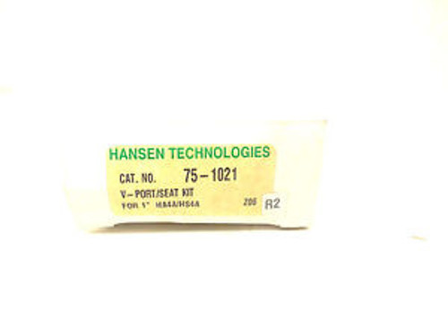 NEW HANSEN TECHNOLOGIES 75-1021 V-PORT SEAT KIT 751021