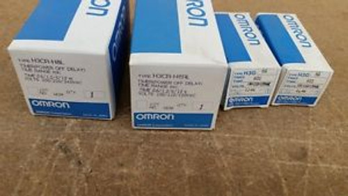 H3CRH8RLAC100120S, H3CRH8RLAC200240M, and H3G8A60S x2 Omron timers