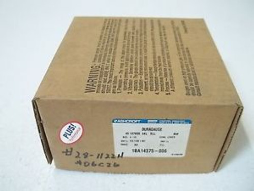 ASHCROFT 451279SS04LXLL  60# DURAGAUGE NEW IN A BOX