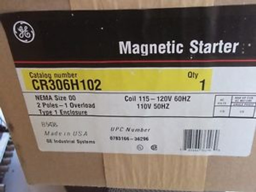 GE CR306H102  enclosed magnetic STARTER