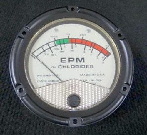 Mcnab Inc Electric Salinity Indicating Meter P/N 410-0-3-5EPM NSN 6630004442196