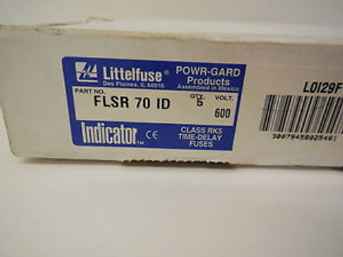 6 NEW LITTELFUSE FLS-R-70-ID FUSES FLSR70ID