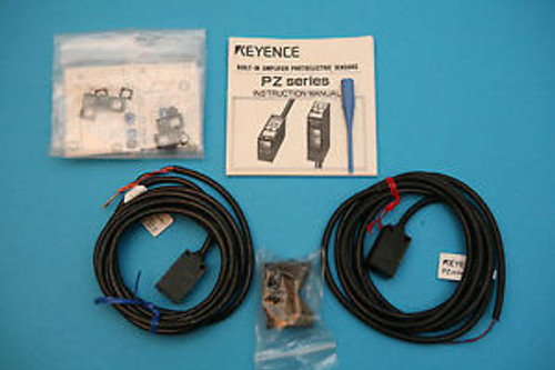 KEYENCE PZ-51 PHOTOELECTRIC SENSOR WITH MOUNTING   BRACKETS, INSTRUCTIONS