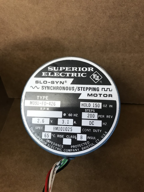 Superior Electric Slo-Syn Stepping Motor Stepper M091-Fd-426 Synchronous Motor