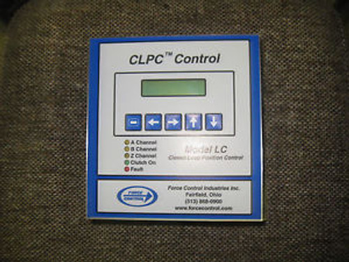 FORCE CONTROL INDUSTRIES CLPC CONTROL MODEL LC NOS