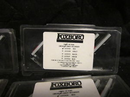 FOXBORO LO121CH RED FIBER-TIP PEN CHART RECORDER 6 IN LOT 4 LOTS