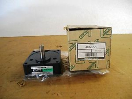 ORIENTAL MOTOR 4GN5KA GEAR HEAD, NEW