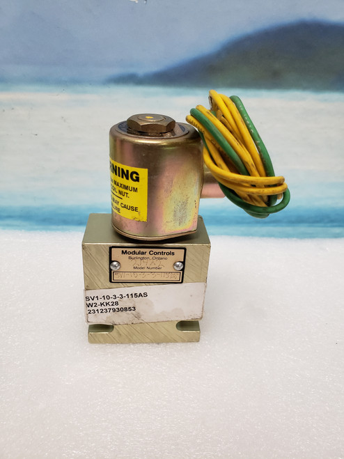 Modular Controls SV1-10-3-3-115AS Solenoid Valve