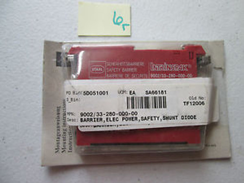 NEW IN PACKAGE INTRINSPAK 9002/13-280-110-00 SAFETY BARRIER (DR3F-2)