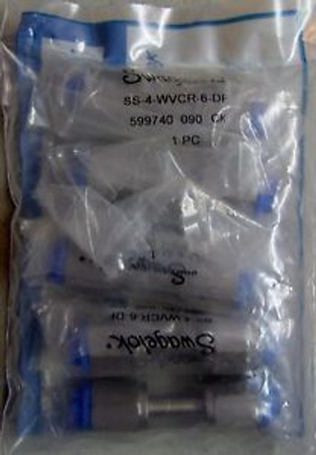 SWAGELOK SS-4-WVCR-6-DF New (5-Pack)