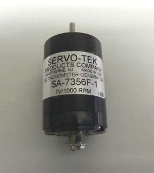 SERVO TEK       SA-7356F-1  - Tachometer Generator  (7V/1000RPM)