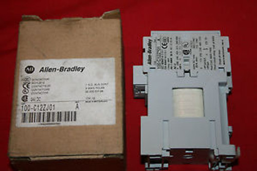 NEW Allen Bradley 100-C12ZJ01 100C12ZJ01 24VDC Contactor Series A - BNew