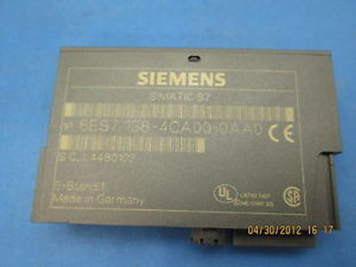 Siemens Simatic S7 Power Module 6ES7 138-4CA00-0AA0 New