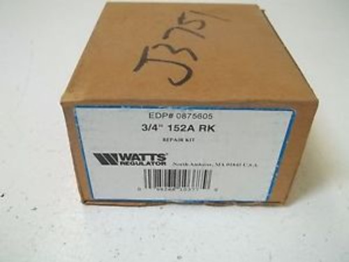 WATTS 3/4 152A RK STEAM PRESSURE REGULATOR REPAIR KIT NEW IN A BOX