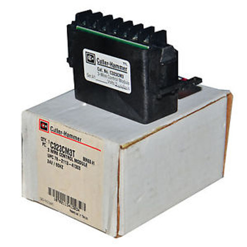 CUTLER HAMMER C323CM3T SERIES A1 24 VOLT 60Hz 3 WIRE CONTROL MODULE --SA