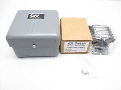 NEW B/W CONTROLS 1500-D-L1-S3-OC-X LIQUID LEVEL CONTROL 120V-AC RELAY D434124