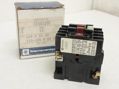 149405 New In Box, Telemecanique LC1D129F Contactor 12A 3P, Coil:110/120V@50/60H