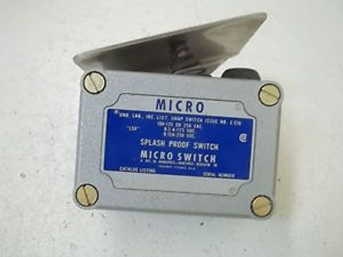MICRO SWITCH OPD-AR50 SPLASH PROOF SWITCH NEW OUT OF A BOX