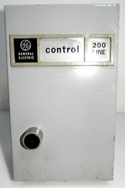 General Electric 200 Line CR206B1 Starter Controller NEMA Switch Control 18 Amps