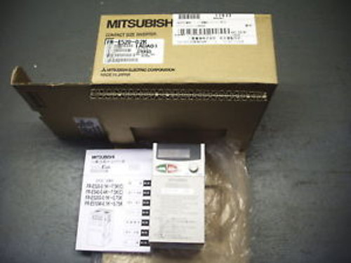 MITSUBISHI FR-E520-0.2K NEW QUANTITY FREQROL-E500 1/4 HP RATED 240V DRIVE