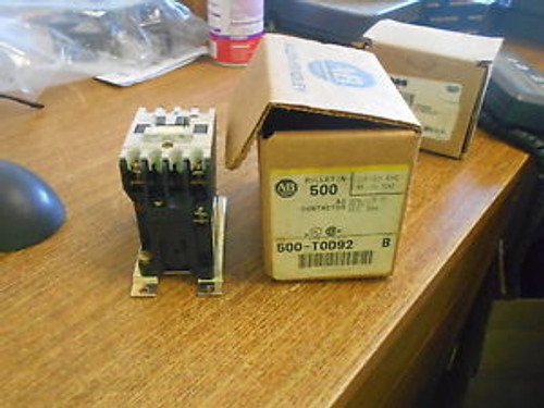 NEW ALLEN BRADLEY CONTACTOR 120V 60HZ 500-T0D92