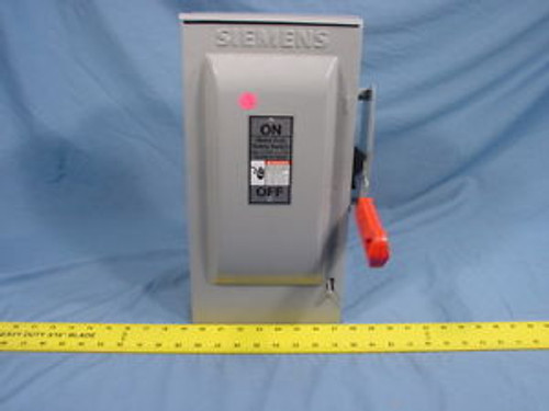 Siemens HF321NR Safety Switch 30A 3 Phase 240V Fused HD Type 3R