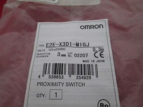 Omron  E2E-X3D1-M1GJ Proximity Switch