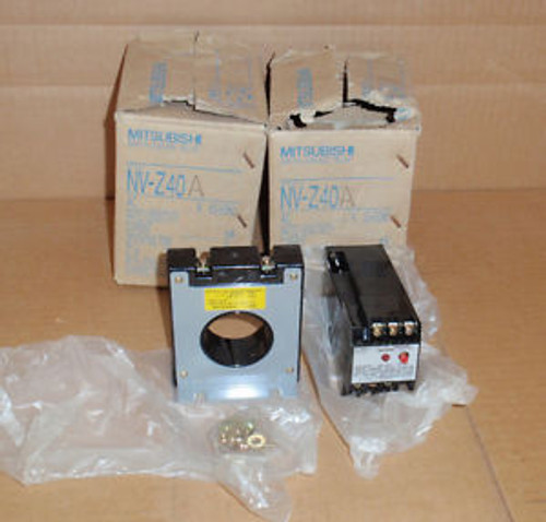 NV-Z40A Mitsubishi New In Box Earth Leakage Relay Current Transformer NVZ40A