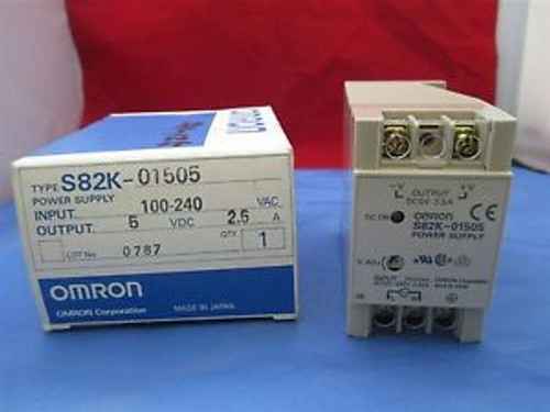 Omron Power Supply S82K-01505 new