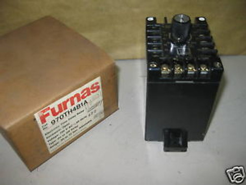 FURNAS TIME ELECTRONIC DELAY RELAY 970TH4B1A .05-10 NEW