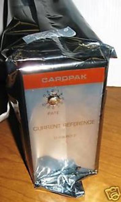 Reliance Cardpack Current REFERENCE Card 0-49060-3 NEW