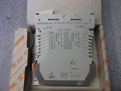 WEIDMULLER SIGNAL CONDITIONER, 8432090000, WTS4 PT100/3 V 0-10V