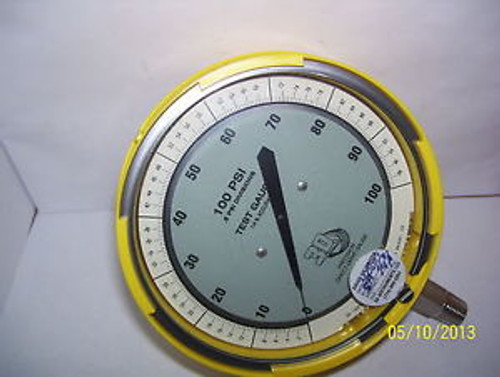 3D 4.5 TEST GAUGE  NEW 0-100 PSI -accuracy checked before shipping ITL