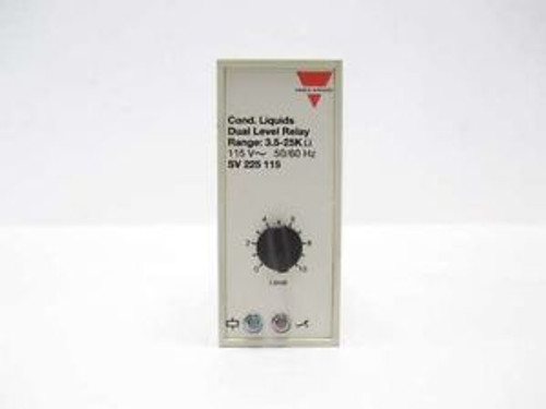 NEW CARLO GAVAZZI SV225 LIQUID LEVEL 115V-AC RELAY D487048