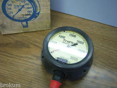 TRERICE 4-1/2 PRESSURE GUAGE 3000psi  1/2 NPT ~New~