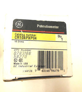 NEW GENERAL ELECTRIC CR104PXP04 POTENTIOMETER