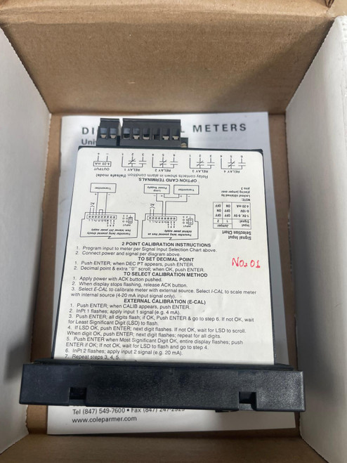 Cole Parmer Universal Process Meter 94785-30