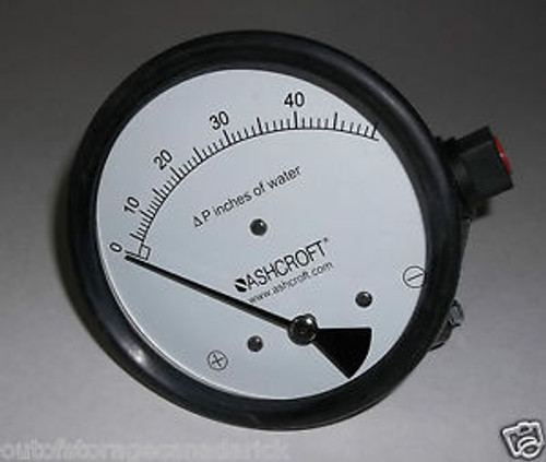 Ashcroft 45-1134ED-RQM-50IW Differential Pressure Gauge - Brand New